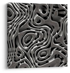 Obraz - Metalická abystrakce (30x30 cm)