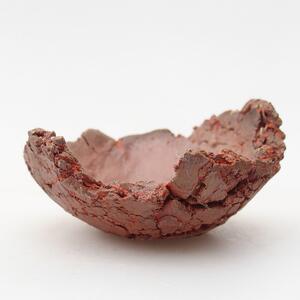 E-bonsai Keramická Skořápka 7 x 7 x 4 cm oranžová