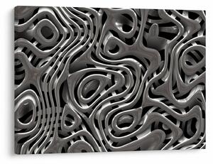 Obraz - Metalická abystrakce (70x50 cm)