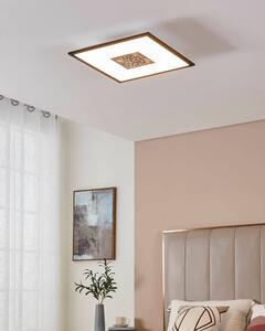 EGLO LED moderní stropní světlo MARMORATA, 19W, 9W, teplá bílá, 45x45cm, čtverec 900559