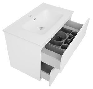 Koupelnová skříňka s keramickým umyvadlem Spectrum W 80
