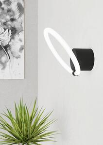EGLO LED designové nástěnné světlo CARANACOA, 11,5W, teplá bílá, černé, bílé 900564