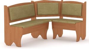 Rohová lavice TEXAS (Barva dřeva: olše, Materiál potahu: tkanina - toronto brown)
