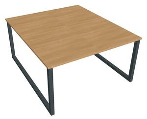 Kancelářský pracovní stůl USDO 1400, bílá RAL 9016, deskaakát