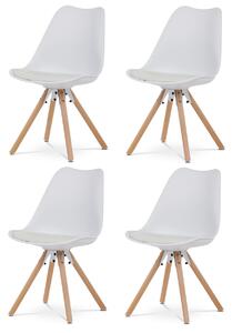 Sada jídelních židlí CT-762 WT, 4 ks