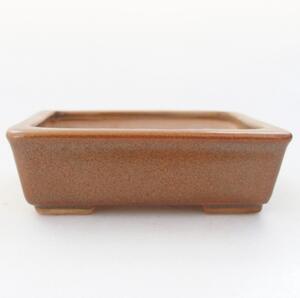 E-bonsai Keramická bonsai miska 11 x 8,5 x 3,5 cm hnědá