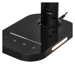 EMOS Stmívatelná LED moderní stolní lampa CARSON, 6W, teplá bílá-studená bílá, černá Z7618B
