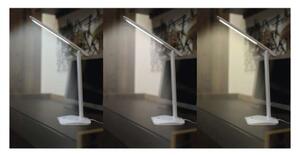 EMOS Stmívatelná LED moderní stolní lampa CHASE, 7,8W, teplá bílá-studená bílá, bílá Z7619W