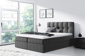 Kontinentální postel Rdest, Rozměr postele: 120x200, Barva:: ekokůže Soft 011 (černá) Mirjan24 5902928122992