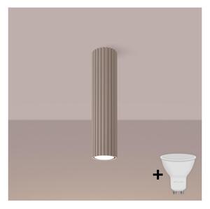 Brilagi - LED Bodové svítidlo CRESTO 1xGU10/10W/230V 30 cm taupe