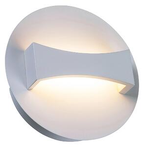 RABALUX Nástěnné LED osvětlení NEVILLE, 6W, teplá bílá, kulaté, bílé 001437