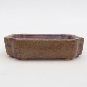 E-bonsai Keramická bonsai miska 10 x 8,5 x 2,5 cm hnědá