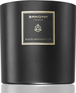 Bahoma London Obsidian Black Collection Black Sandalwood vonná svíčka 620 g