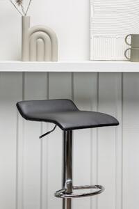 Barová židle Jonna, 2ks, černá, 38x38x84