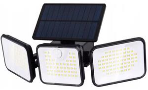 Izoxis 24889 Solární 180 LED osvětlení s PIR čidlem pohybu a soumraku, IP65, 550 lm, 1800 mAh