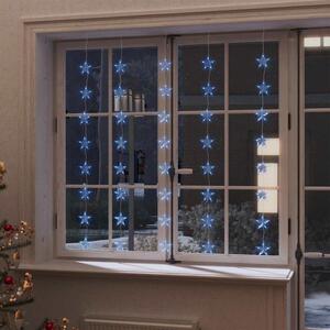 Světelný závěs hvězdičky 200 LED modré světlo 8 funkcí 328804