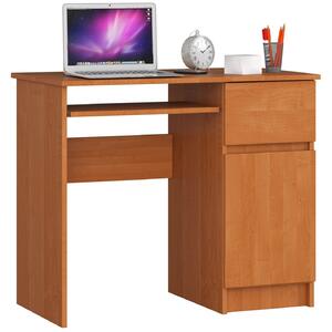 Ak furniture Psací stůl PIKSEL 90 cm olše pravý