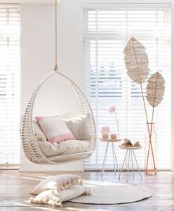 Venkovní přírodně-krémový kulatý koberec Miami Outdoor S - Ø 118 cm - J-Line by Jolipa