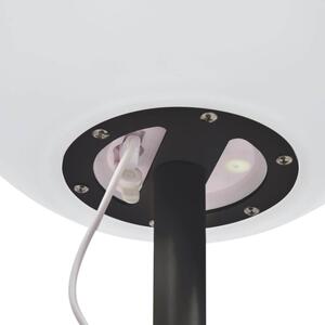 Zahradní stolní lampa mimoza 40 cm černá