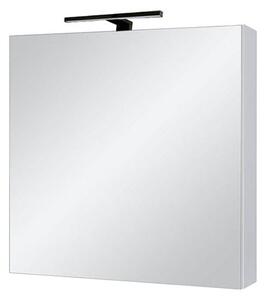 BPS-koupelny Zrcadlová skříňka Ticino 60 ZS LED BL s osvětlením Anna LED 30 černá