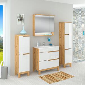 Koupelnová skříňka s keramickým umyvadlem Doris 60-2D