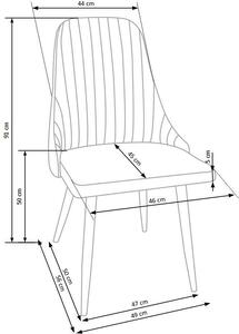 Jídelní židle K285, béžová