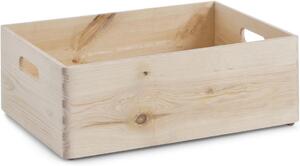 Zeller Present Dřevěná bedýnka s přepážkami, 3-dílná, BOXSET, 30 x 20 x 15 cm