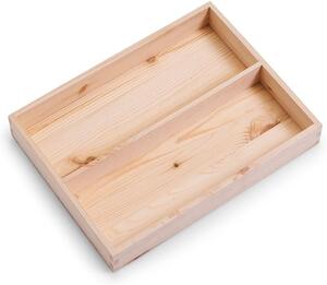 Zeller Present Dřevěná bedýnka s přepážkami, 3-dílná, BOXSET, 30 x 20 x 15 cm