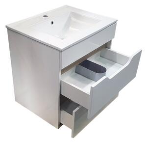Koupelnová skříňka s keramickým umyvadlem Ithaca W 60