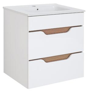 Koupelnová skříňka s keramickým umyvadlem Ithaca W 60