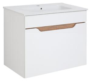 Koupelnová skříňka s keramickým umyvadlem Ithaca W 80