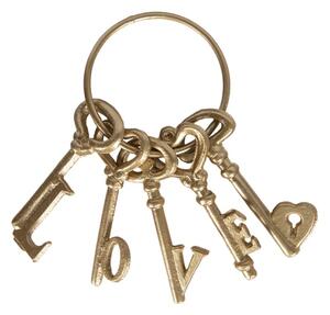 Dekorativní svazek klíčů Love – 10x5x20 cm