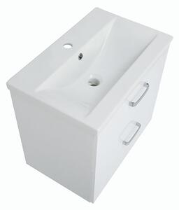 Koupelnová skříňka s keramickým umyvadlem Ticino 60