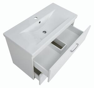 Koupelnová skříňka s keramickým umyvadlem Ticiano 80
