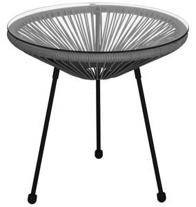 Zahradní stůl 50 cm, šedý SPRINGOS LOA GF0091