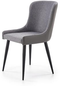 Jídelní židle K333, tmavě/světle šedá