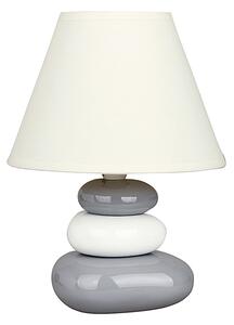 RABALUX Designová stolní lampa SALEM, šedobílá 004948