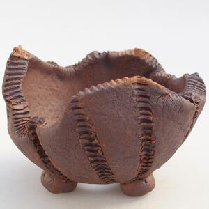 E-bonsai Keramická Skořápka 9 x 9 x 7 cm hnědá