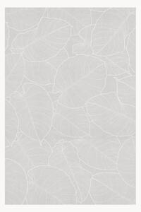 Vinylová rohožka's protiskluzovou vrstvou Hojas Gris