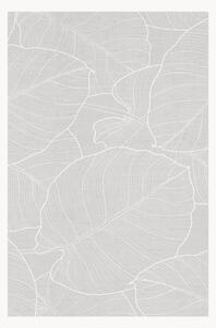 Vinylová rohožka's protiskluzovou vrstvou Hojas Gris