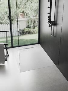 Rea Bazalt, SMC obdélníková sprchová vanička 120x80 cm, bílá, REA-K3301