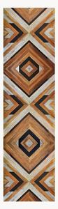 Vinylová rohožka's protiskluzovou vrstvou Tribal Wood