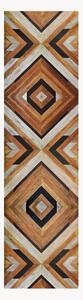 Vinylová rohožka's protiskluzovou vrstvou Tribal Wood