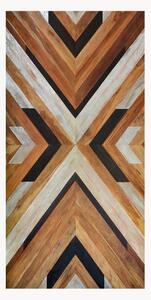 Vinylová rohožka's protiskluzovou vrstvou Tribal Wood