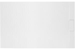 Rea Bazalt, SMC obdélníková sprchová vanička 100x80 cm, bílá, REA-K3300