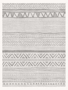 Vinylová rohožka's protiskluzovou vrstvou Boho Tribal Gris