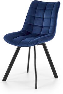 Jídelní židle K332, tmavě modrá