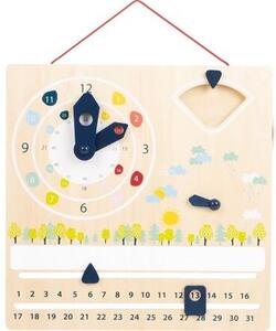Small Foot Didaktický kalendář s hodinami