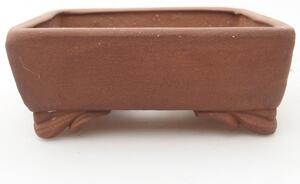 E-bonsai Keramická bonsai miska 10 x 8 x 4 cm hnědá