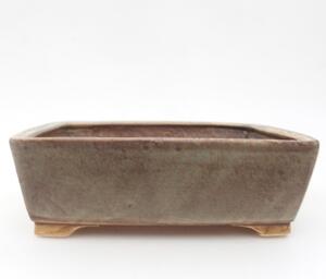 E-bonsai Keramická bonsai miska 15 x 12 x 5 cm zelená